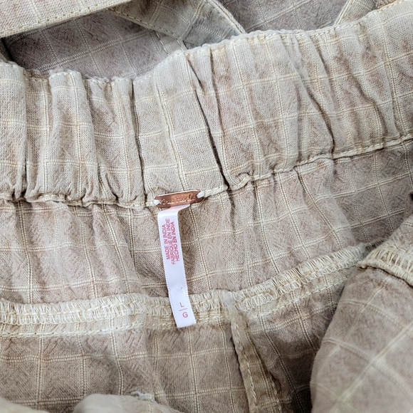 Free People Savannah overalls size large tan brown in color - Picture 14 of 14